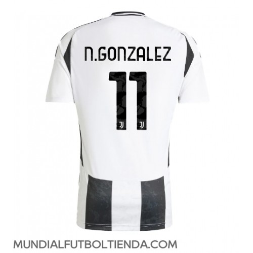 Camiseta Juventus Nicolas Gonzalez #11 Primera Equipación Replica 2024-25 mangas cortas